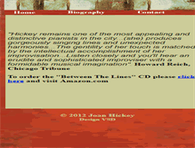 Tablet Screenshot of joanhickey.com